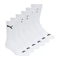 PUMA Mens 6 Pair Crew Socks