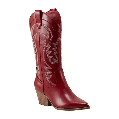 Indigo Rd. Womens Alleycat Flat Heel Cowboy Boots