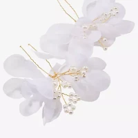Bijoux Bar Flower 2-pc. White Bobby Pin