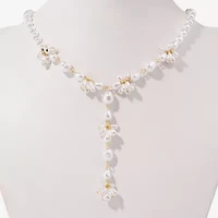 Bijoux Bar Gold Tone Womens 16 Inch Y Necklace