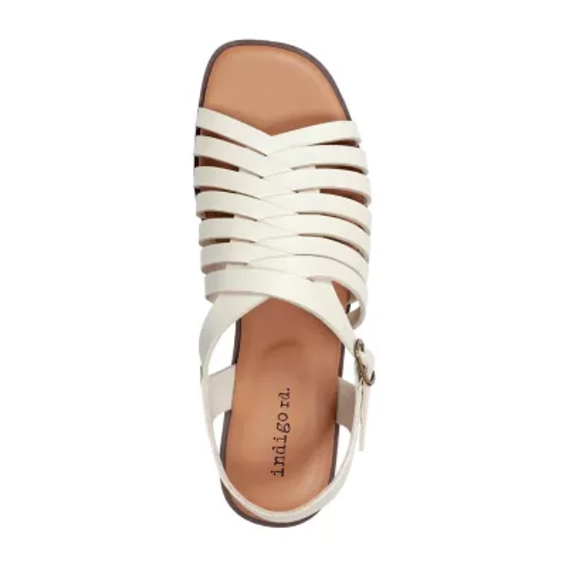 Indigo Rd. Womens Wendlie Adjustable Strap Flat Sandals