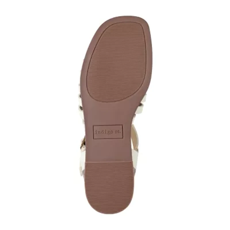 Indigo Rd. Womens Wendlie Adjustable Strap Flat Sandals