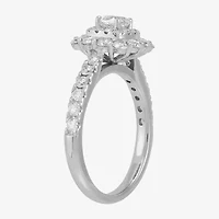 Limited Quantities! Womens 1 1/2 CT. T.W. Natural White Diamond 14K White Gold Engagement Ring