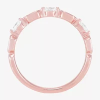 Limited Quantities! Womens 1/5 CT. Natural White Diamond 10K Rose Gold Band