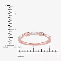 Limited Quantities! Womens 1/5 CT. Natural White Diamond 10K Rose Gold Band