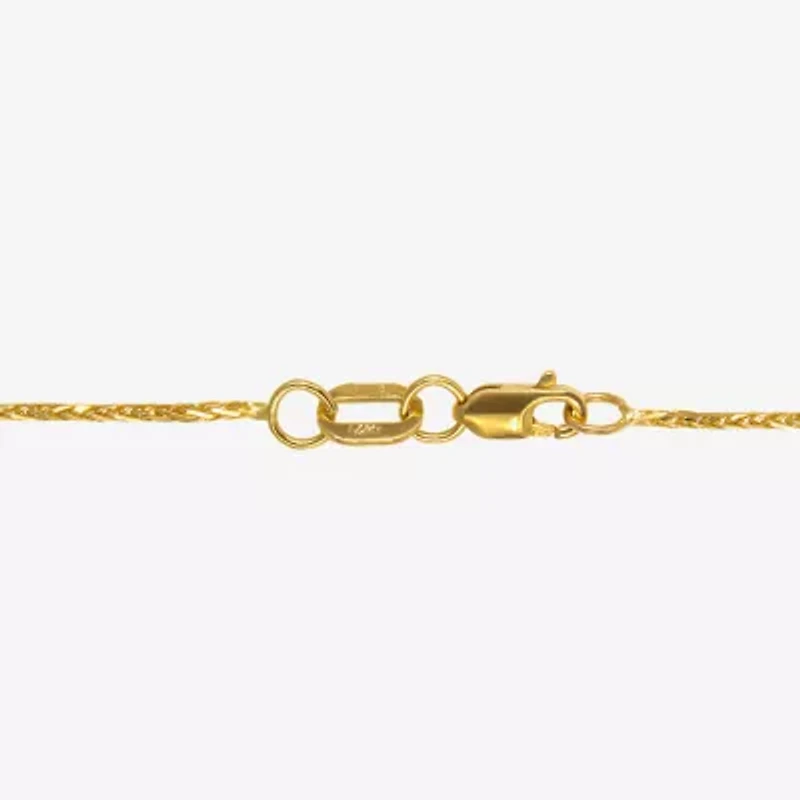 Unisex Adult 14K Gold 16 Inch Wheat Chain Necklace