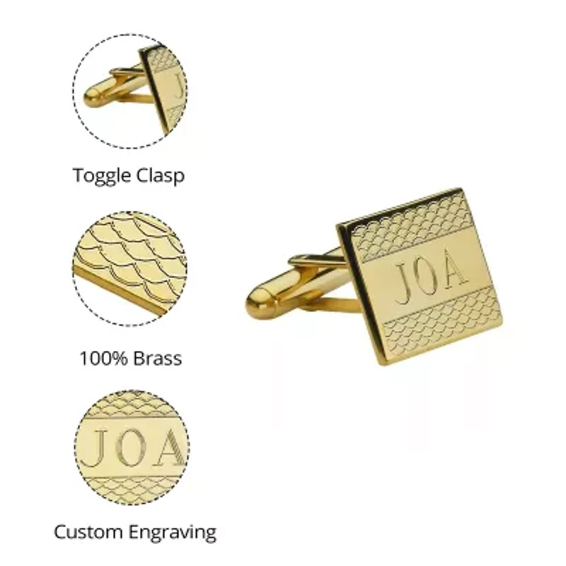 Personalized Cornwall Pattern Cuff Links