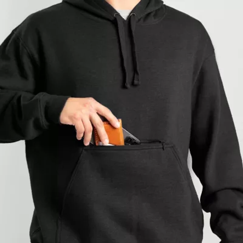 Berne Zippered Mens Long Sleeve Big and Tall Hoodie