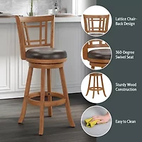 Fairfox Swivel Barstool