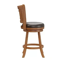 Fairfox Swivel Barstool with Back