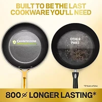 Granitestone Armor Max Gold 4-qt. Non-Stick Saute Pan with Lid