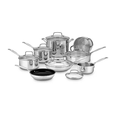 Cuisinart Chef's Classic Stainless Steel 14-pc. Cookware Set