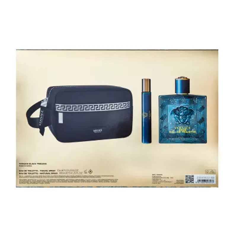 Versace Eros Mens Eau De Toilette 3-Pc Gift Set