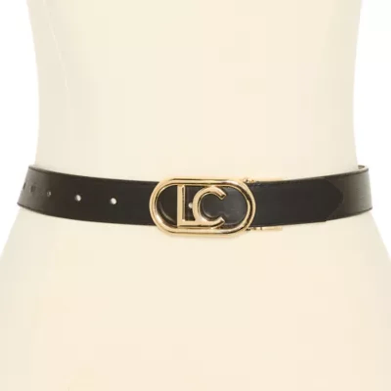 Liz Claiborne Logo Reversible 30mm Womens Belt
