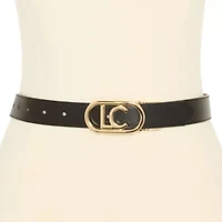 Liz Claiborne Logo Reversible 30mm Womens Belt