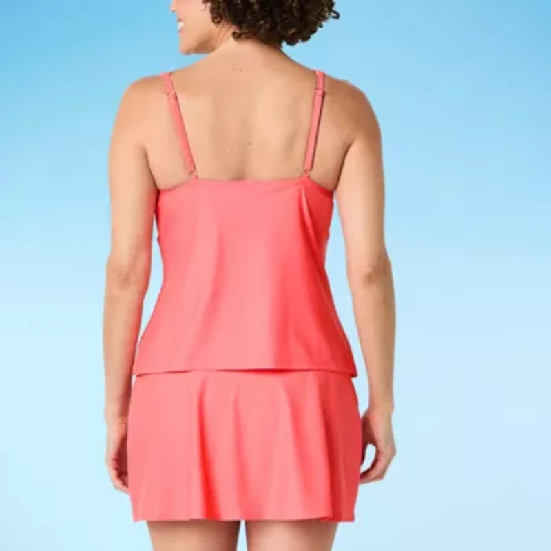 Sonnet Shores Womens Tankini Swimsuit Top