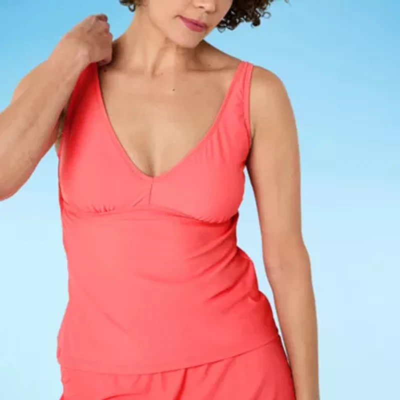Sonnet Shores Womens Tankini Swimsuit Top
