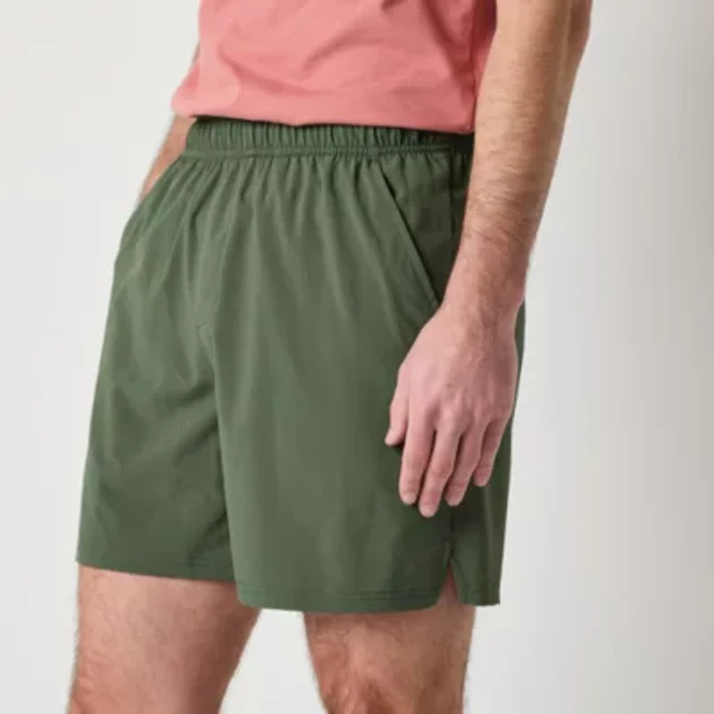 Xersion Featherlite Woven Mens 6" Moisture Wicking Workout Shorts