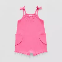 Okie Dokie Baby Girls Sleeveless Romper