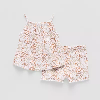 Okie Dokie Baby Girls 2-pc. Short Set
