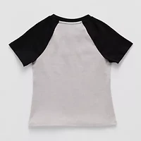 Thereabouts Little & Big Kid Girls Round Neck Short Sleeve T-Shirt