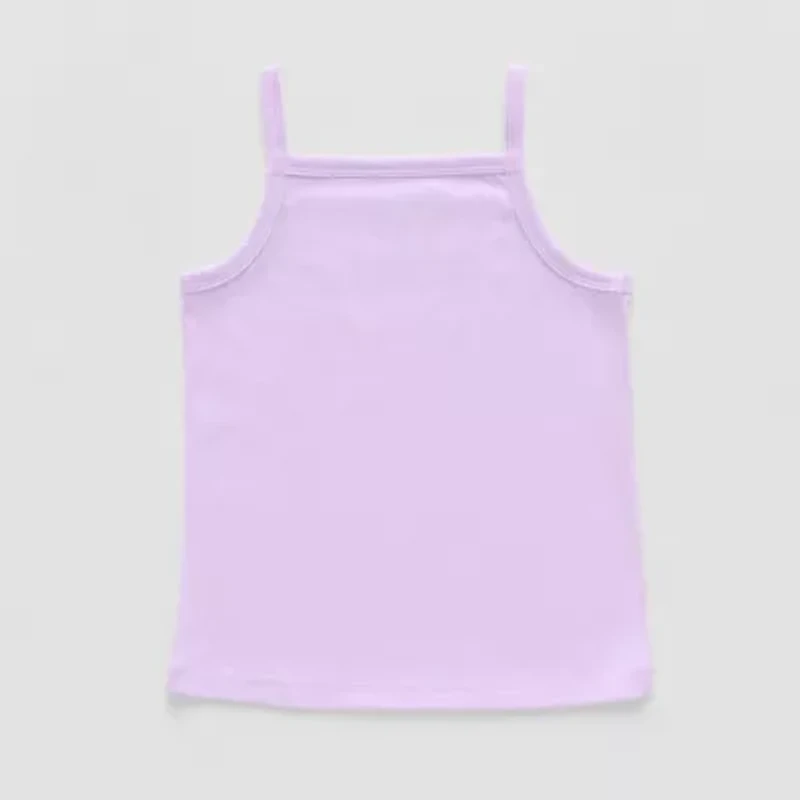 Thereabouts Little Girls Square Neck Sleeveless Tank Top