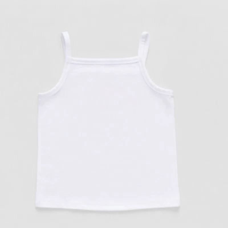 Thereabouts Little Girls Square Neck Sleeveless Tank Top