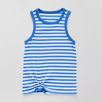 Thereabouts Little & Big Kid Girls Scoop Neck Sleeveless Tank Top