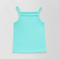 Thereabouts Little Girls Square Neck Sleeveless Tank Top