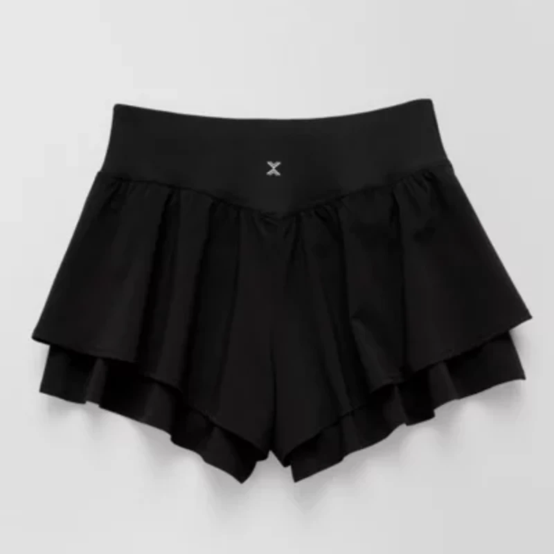 Xersion Flowy Little & Big Kid Girls Mid Rise Pull-On Short