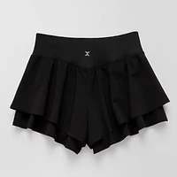 Xersion Flowy Little & Big Kid Girls Mid Rise Pull-On Short