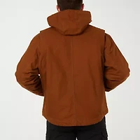 Smiths Workwear Flannel Mens Hooded Work Jacket