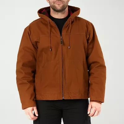 Smiths Workwear Flannel Mens Hooded Work Jacket