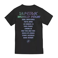 Womens Crew Neck Short Sleeve KPop Demon Hunters Graphic T-Shirt