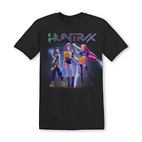 Womens Crew Neck Short Sleeve KPop Demon Hunters Graphic T-Shirt