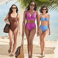 Mynah Womens Adjustable Straps Bralette Bikini Swimsuit Top