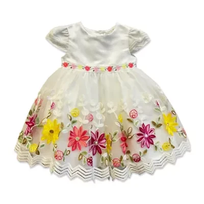 Blueberi Boulevard Baby Girls Short Sleeve A-Line Dress