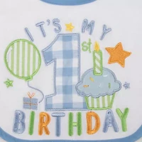 Baby Essentials First Birthday Boys 5-pc. Shortall Set