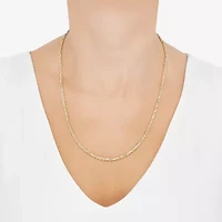 Womens 10K Gold 22 Inch Rope Chain Necklace