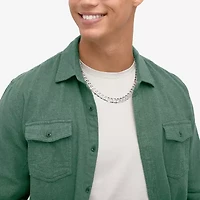 Mens Sterling Silver 22 Inch Curb Chain Necklace