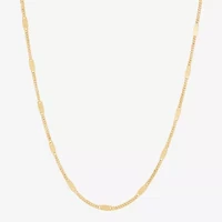Limited Quantities! Womens 14K Gold 18 Inch Cable Chain Necklace