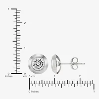 Limited Quantities! White Cubic Zirconia 14K Gold Stud Earrings