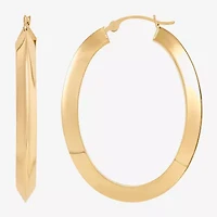 Limited Quantities! Womens 10K Gold 35mm Hoop Earrings