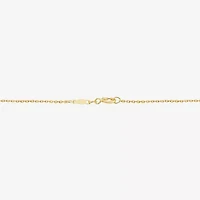 Limited Quantities! Womens 14K Gold 10 Inch Solid Cable Ankle Bracelet
