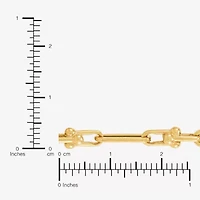 Limited Quantities! Womens 14K Gold 7.5 Inch Solid Link Chain Bracelet