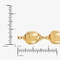Limited Quantities! Womens 14K Gold 7.25 Inch Bead Chain Bracelet