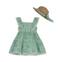 Blueberi Boulevard Toddler Girls Sleeveless A-Line Dress