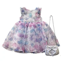 Blueberi Boulevard Toddler Girls Sleeveless A-Line Dress