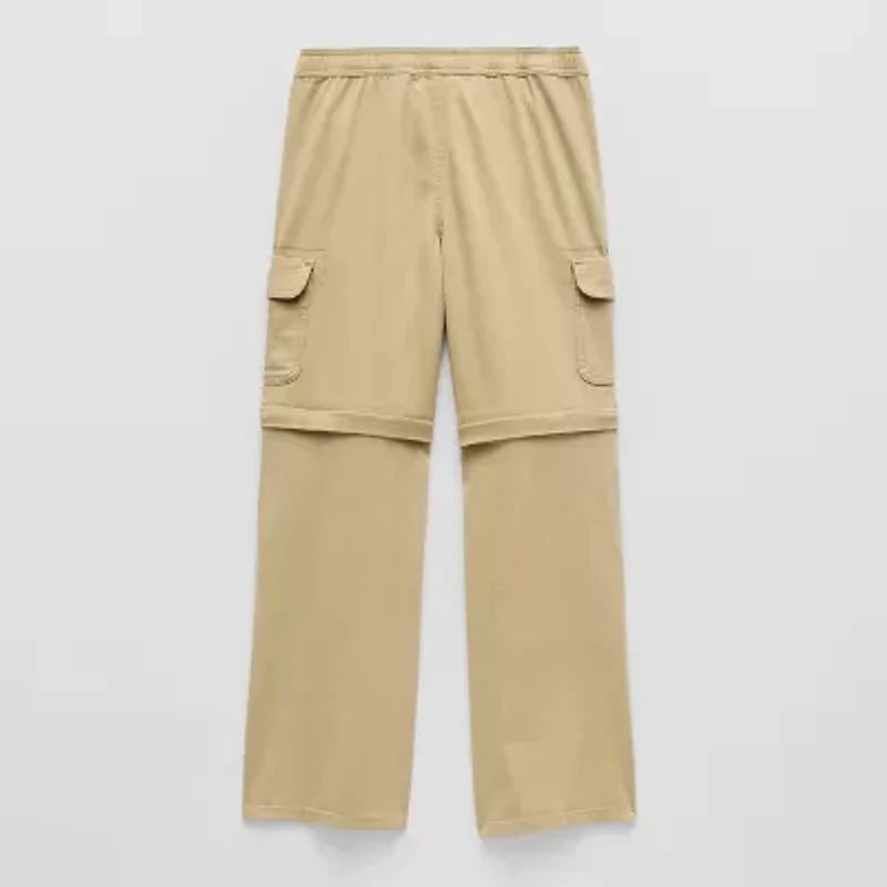 Thereabouts Loose Fit Zip Off Little & Big Kid Boys Straight Cargo Pant