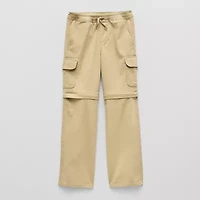 Thereabouts Loose Fit Zip Off Little & Big Kid Boys Straight Cargo Pant
